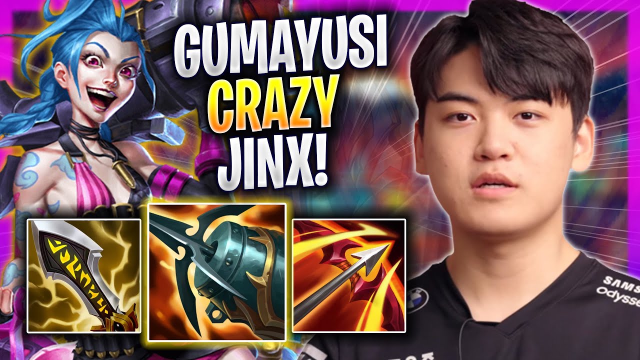 GUMAYUSI CRAZY GAME WITH JINX! - T1 Gumayusi Plays Jinx ADC vs Aphelios! | Season 2023