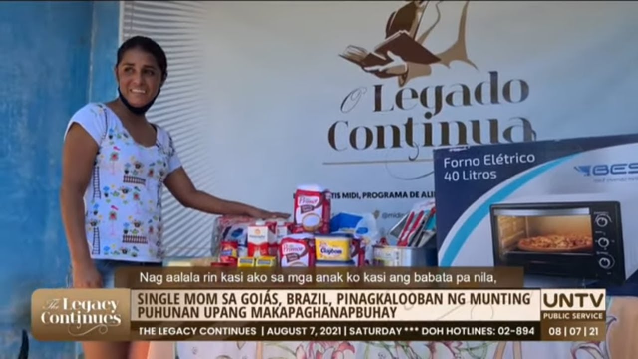 Single mom sa Goias, Brazil, pinagkalooban ng munting pangkabuhayan