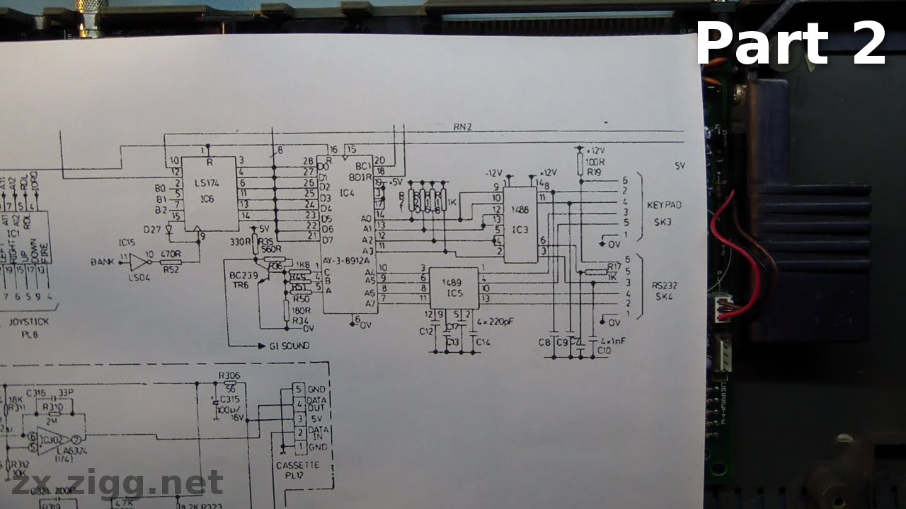 ZX Spectrum +2 Repair. (No. 7). Part 2.