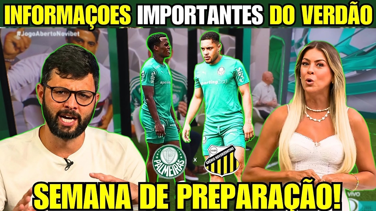 🟢SEMANA FORTE DE PREPARAÇÃO ANTES DE PALMEIRAS X NOVORIZONTINO E DRACENA COLOCA O CICINHO NO BOLSO