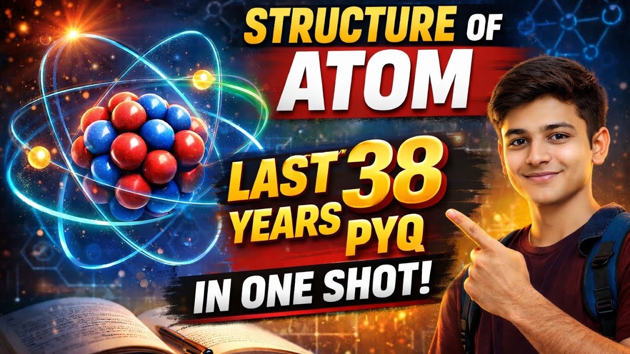 Neet pyq series. Chemistry:- structure of atom all pyq in 1 short 