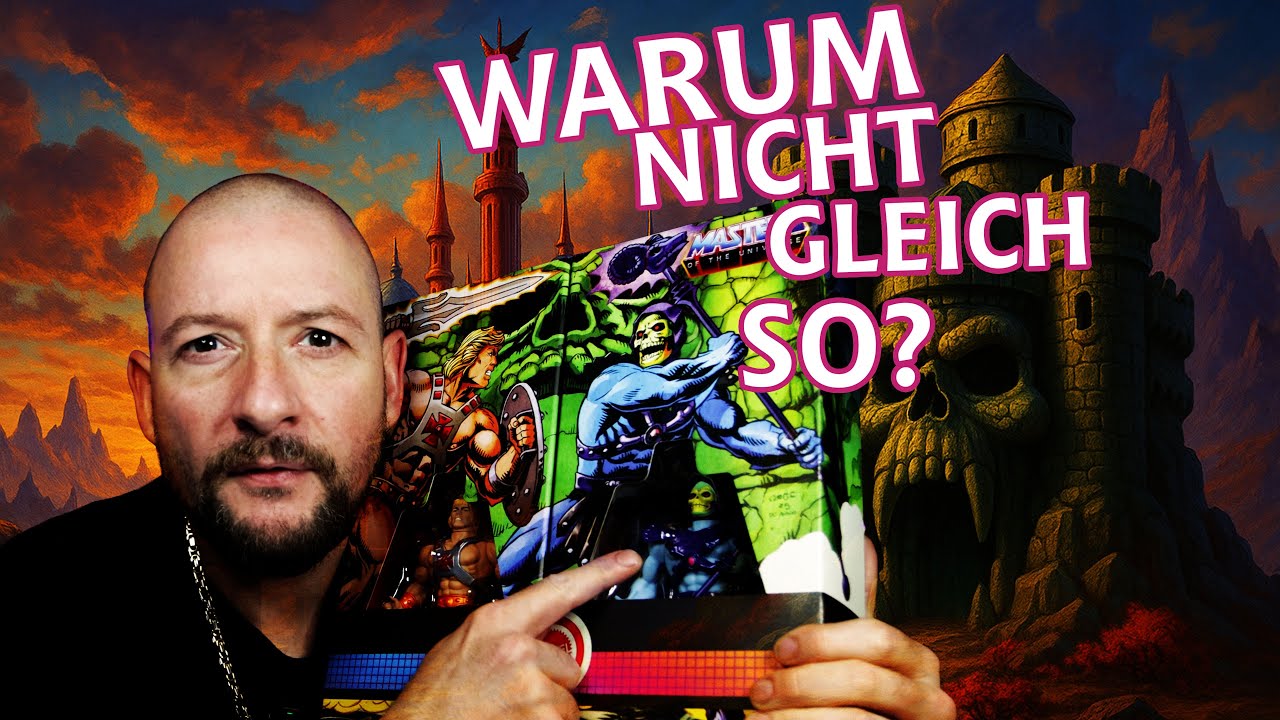 Warum nicht gleich so? He-Man und Skeletor Two Pack 80er Spezial Vintage like #mastersoftheuniverse