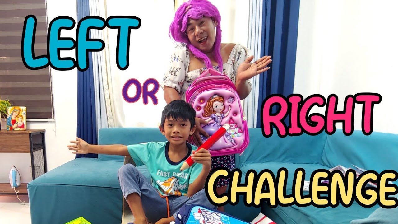 Left or Right Challenge nina Bebang at Mateyo | Madam Sonya Funny Video