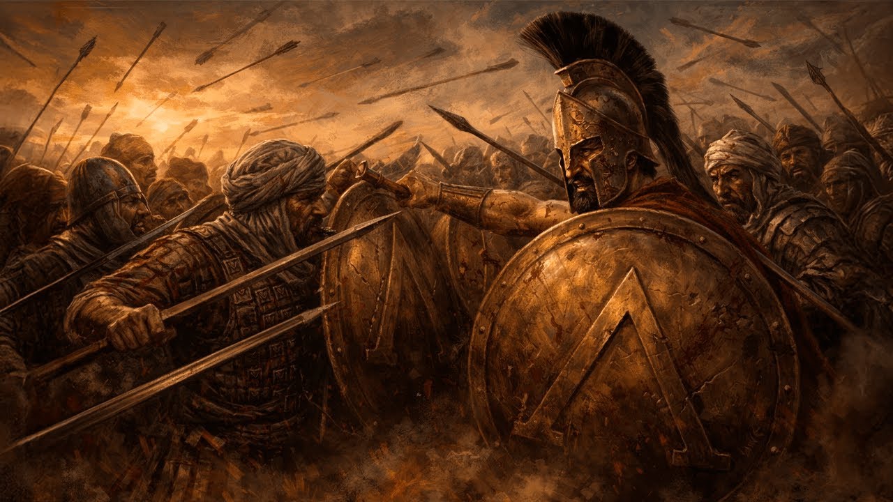 300 espartanos contra 200.000: la batalla de Termópilas que frenó al Imperio persa