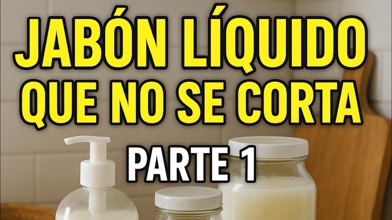 Jabón líquido que no se corta PARTE 1