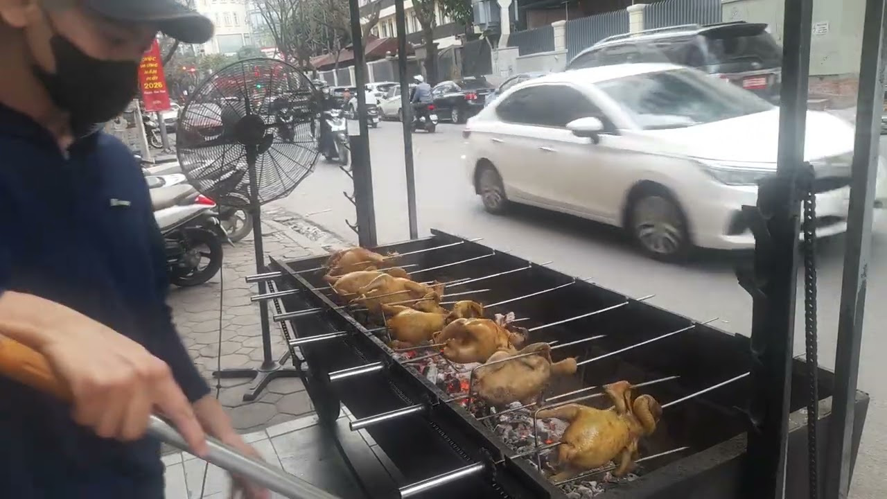 Gà nướng  than  hoa  (phần 45)