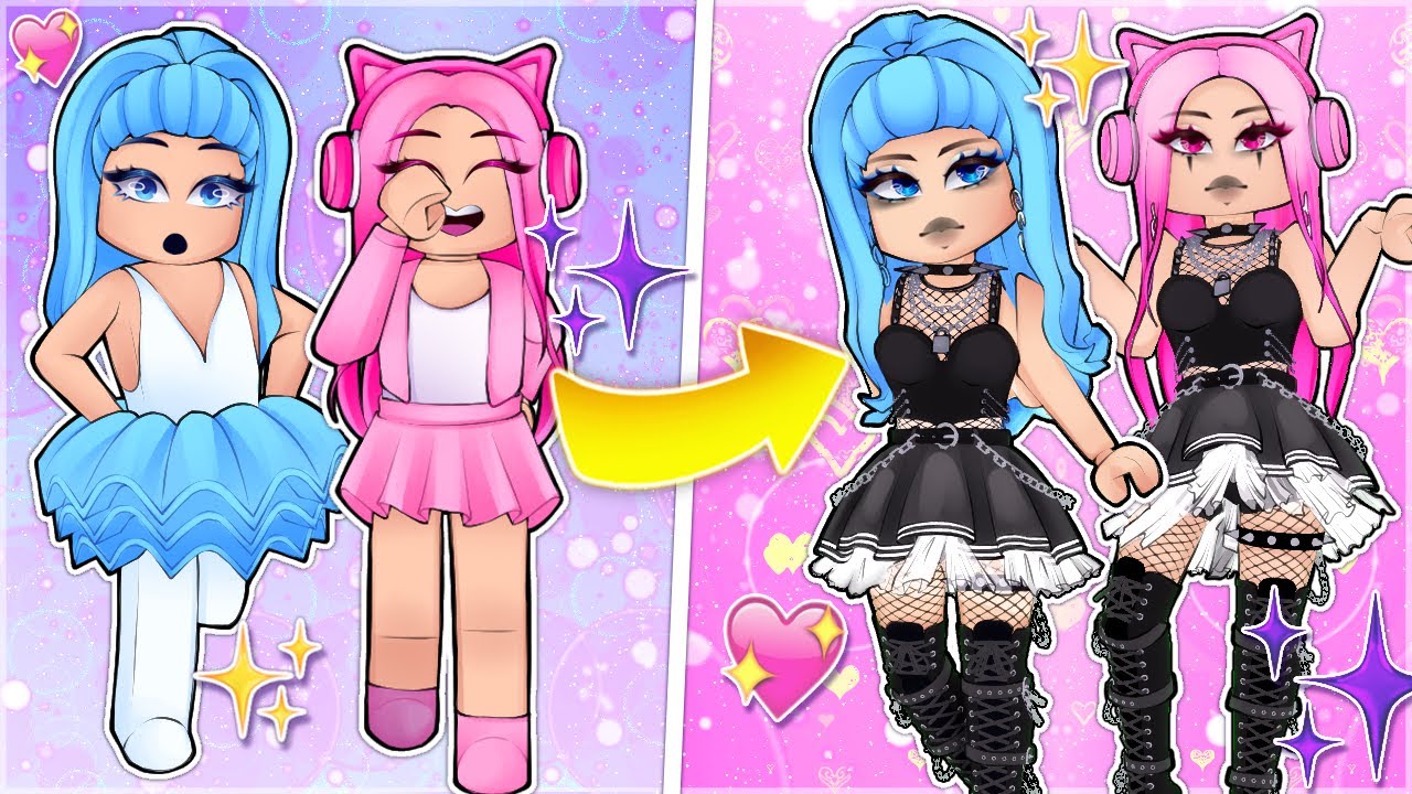 We Gave Ourselves GOTH MAKEOVERS In Royale High