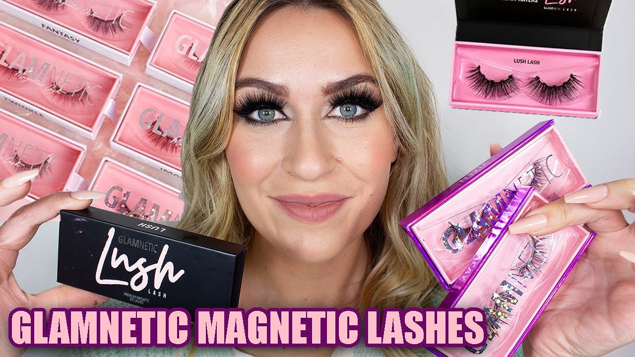 GLAMNETIC MAGNETIC LASHES | Unboxing, Try On, Demo & Review