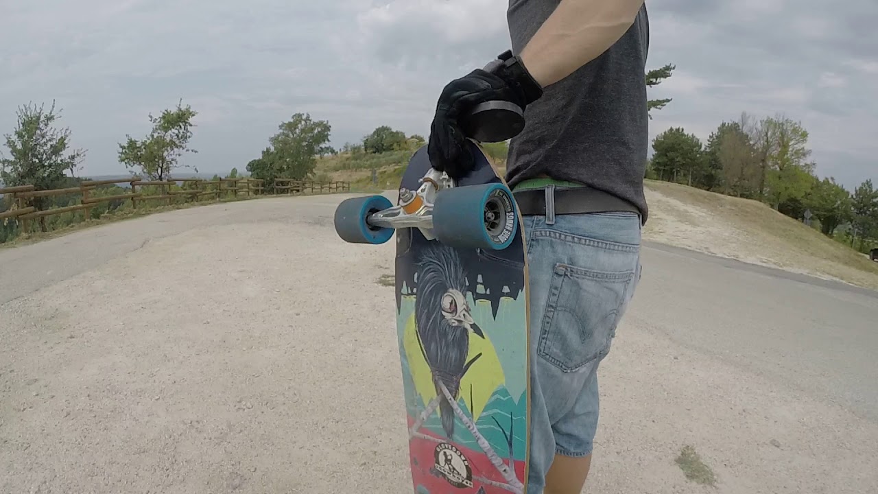 Longboarddal Horvátországban - DH raw run - Szabó János