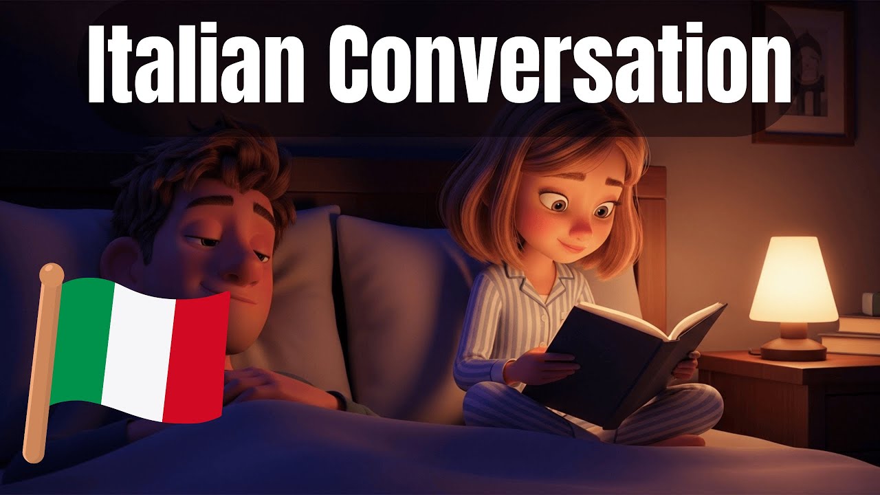 Learn Italian: Evening Routine & Bedtime Conversation (Beginner Dialogue)