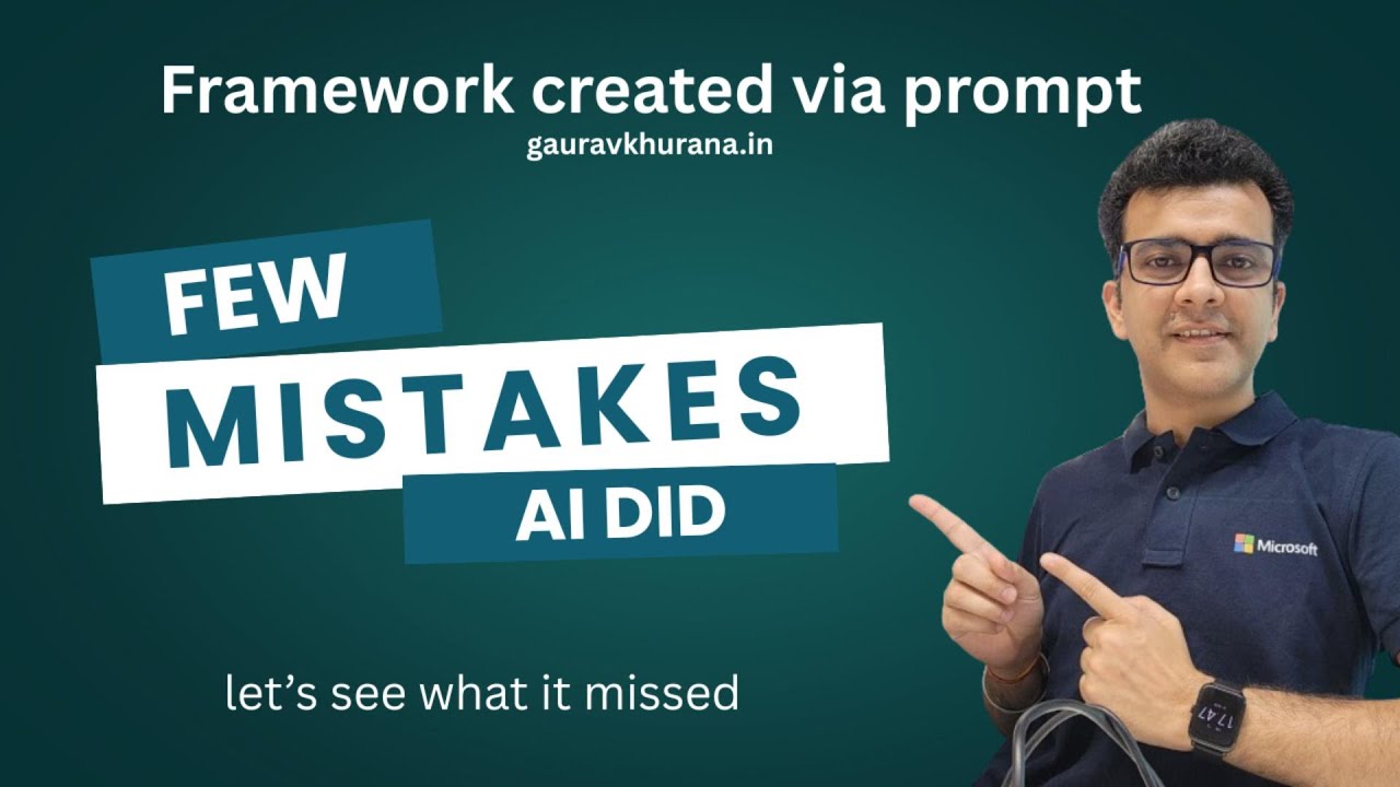 AI-Generated Selenium Framework Mistakes (And How I Fixed Them)