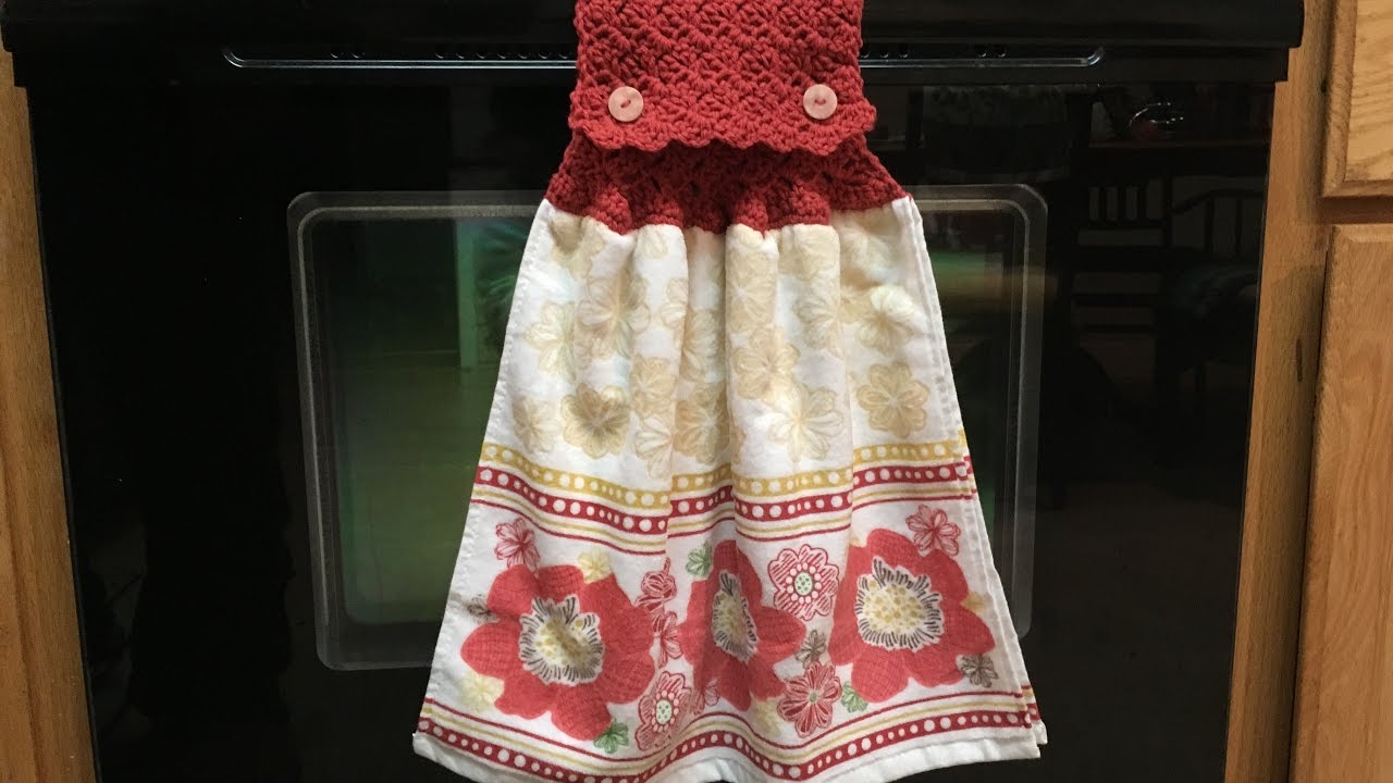 How to crochet a towel topper
