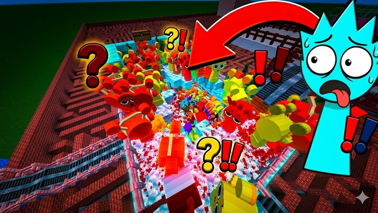 I found NEW PHASE 8 Incredibox Sprunki in Maze Gmod in Minecraft PE/Bedrock mod! #sprunki