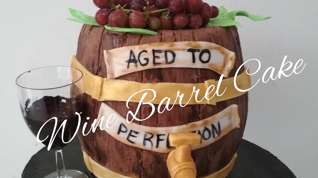 Wine Barrel Cake