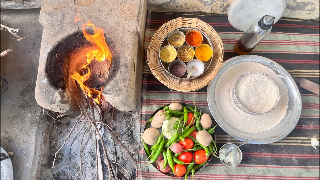 Chulhe ka khana #cooking #live