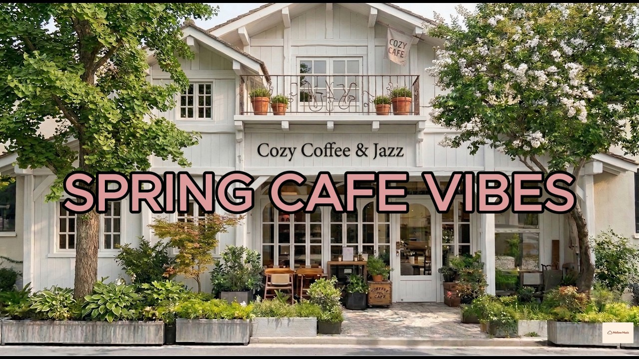🌸SPRING CAFE VIBES ☕ Relaxing Cafe Music Playlist (30min) | Feel Good Indie Pop 🌸