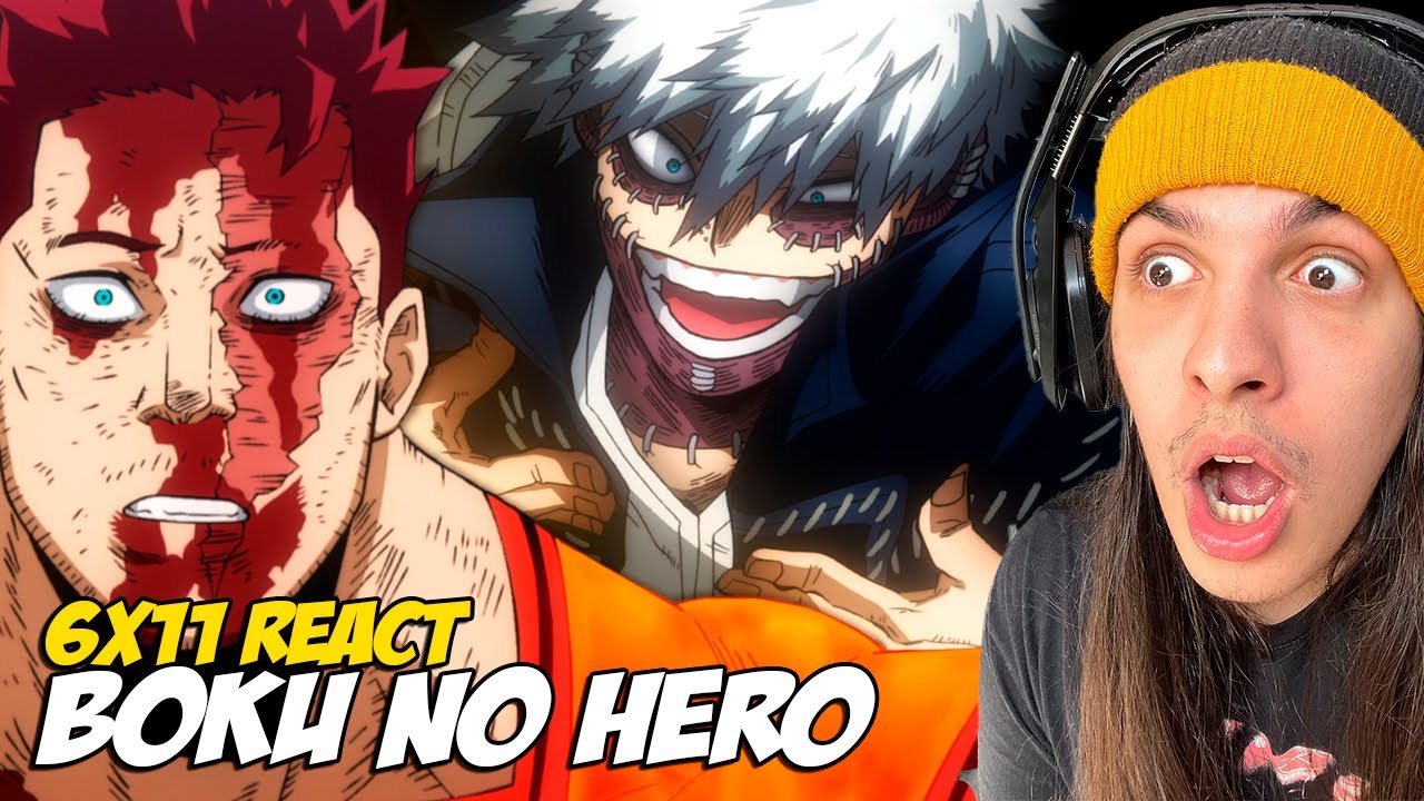 ENDEAVOR EXPOSTO! A DANÇA DO DABI! - React Boku No Hero 6 ep 11