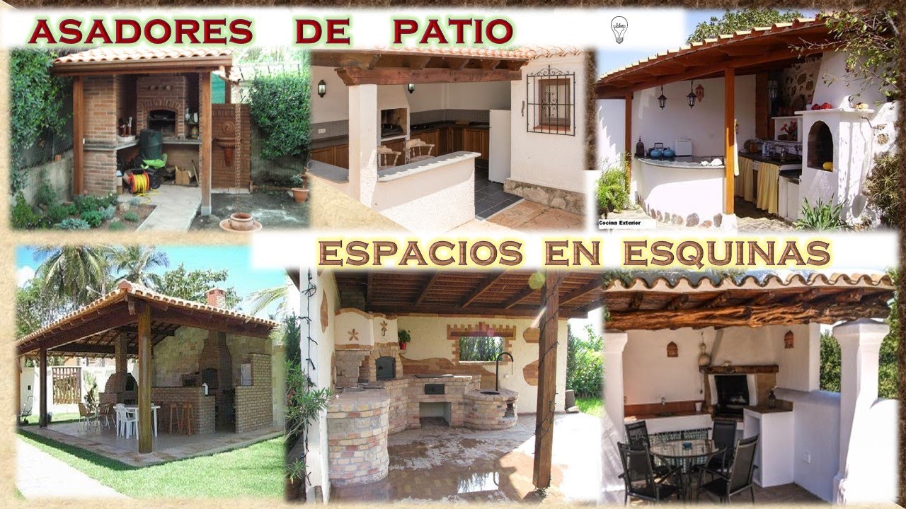 Asadores para esquinas del patio