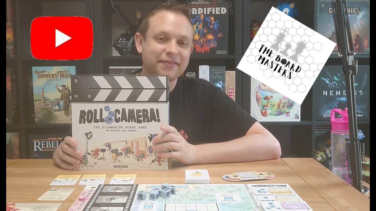 Roll Camera - The Film Making Board Game Solo Gameplay!