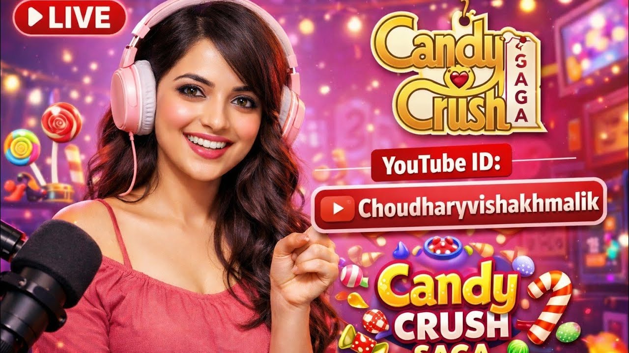 “🎮 Candy Crush Saga Live – Join & Play With Me!”“Candy Crush Live Stream | Top Levels & Tricks”
