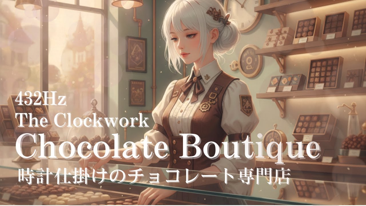 【432Hz】The Clockwork Chocolate Boutique | Melt Your Heart 時計仕掛けのチョコレート専門店｜心ほどける至福のひととき。