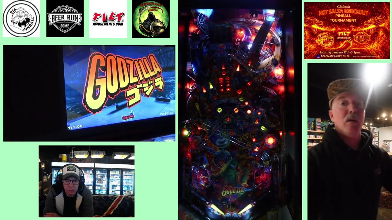 Giaimo's Hot Salsa Knockout Pinball Tournament