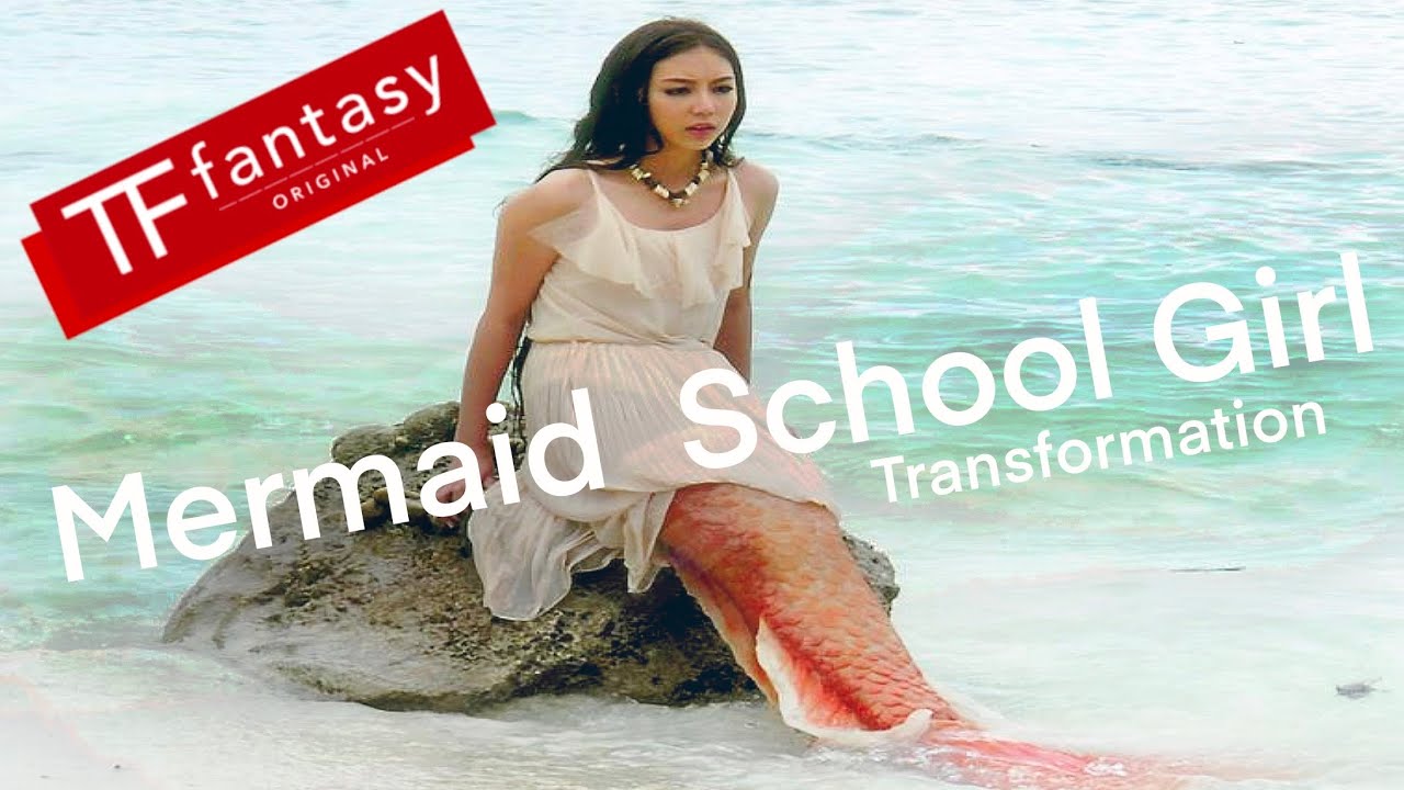 Mermaid School Girl Transformation @tffantasy8478