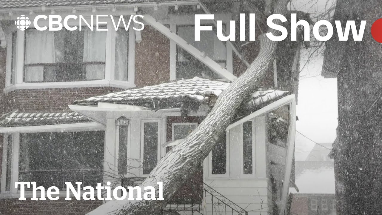 CBC News: The National | Winter weather blasts swaths of Canada