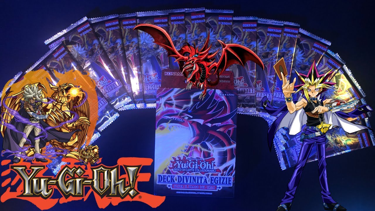 Apertura DECK SLIFER e spacchettamento Duellanti leggendari RABBIA di RA!!!