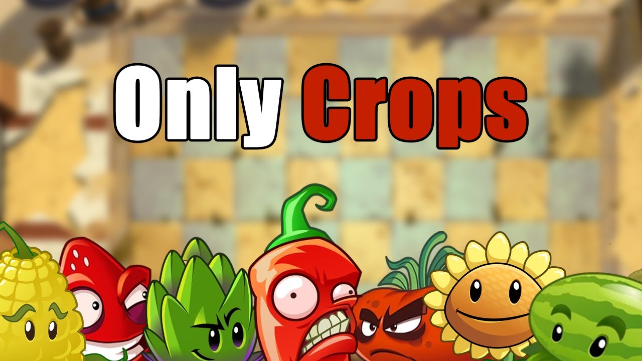 Can You Beat Plants Vs Zombies 2 With ONLY PLANTS I GROW IN REAL LIFE