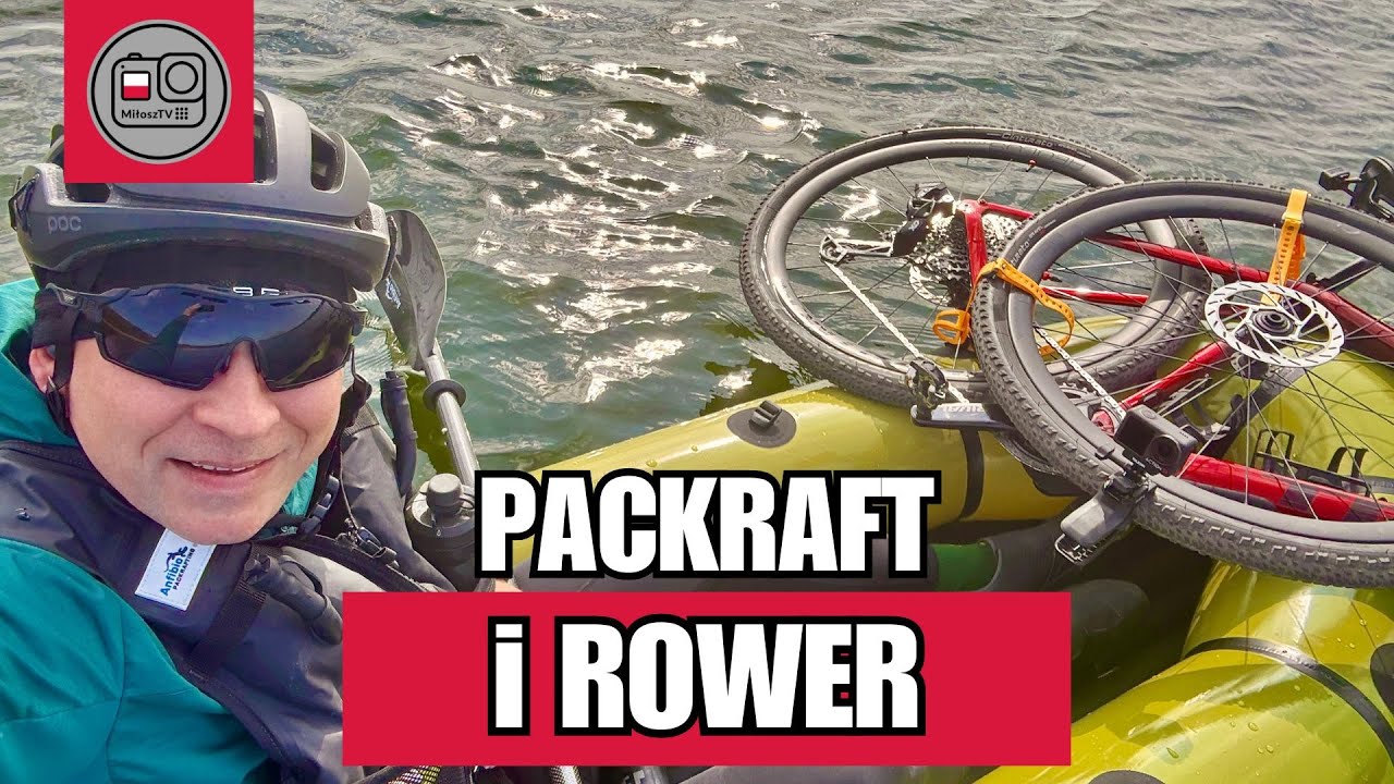 Rower i Packraft czyli BIKERAFTING na jeziorze