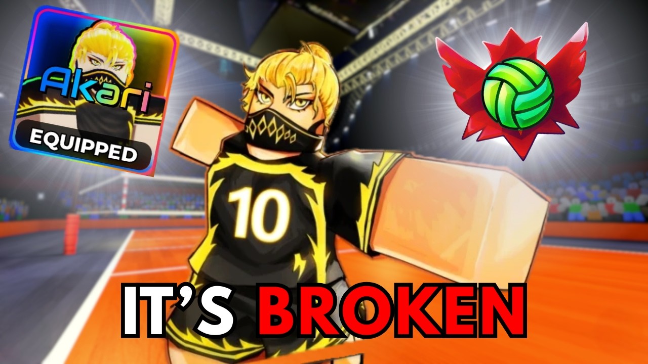 USING **NEW** STYLE AKARI | Volleyball Legends