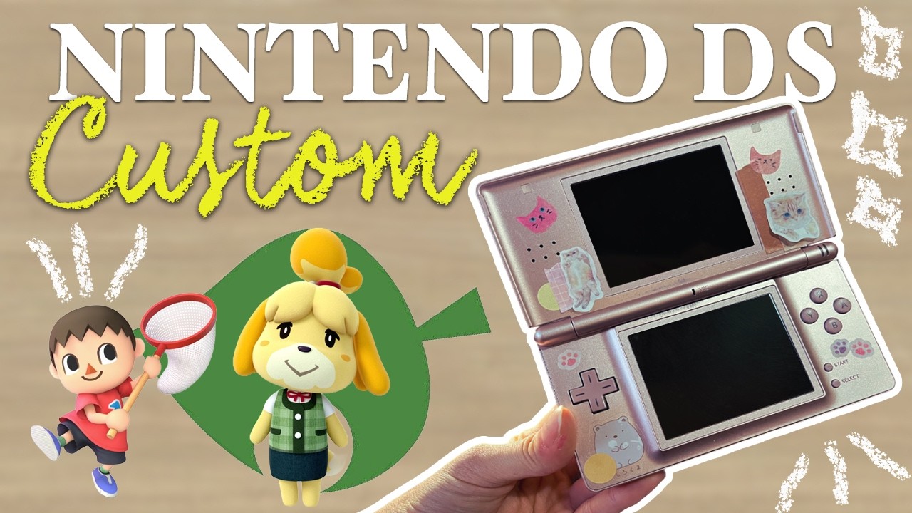 💜CUSTOM MY NINTENDO DS / Jorunaling with me 💜
