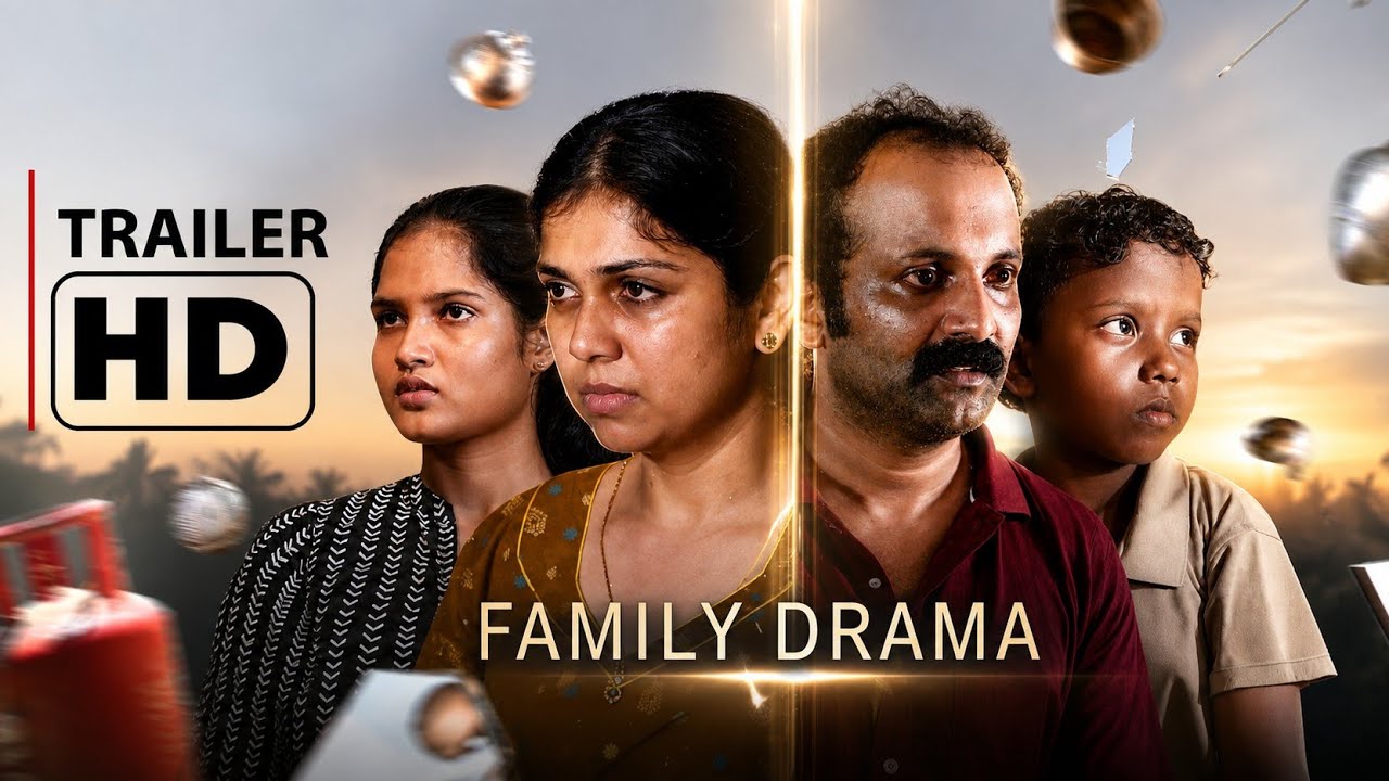 Family Drama &ndash; Official Trailer (Malayalam) | Gibin Gopinath, Anjali Nair, Annie N Rose