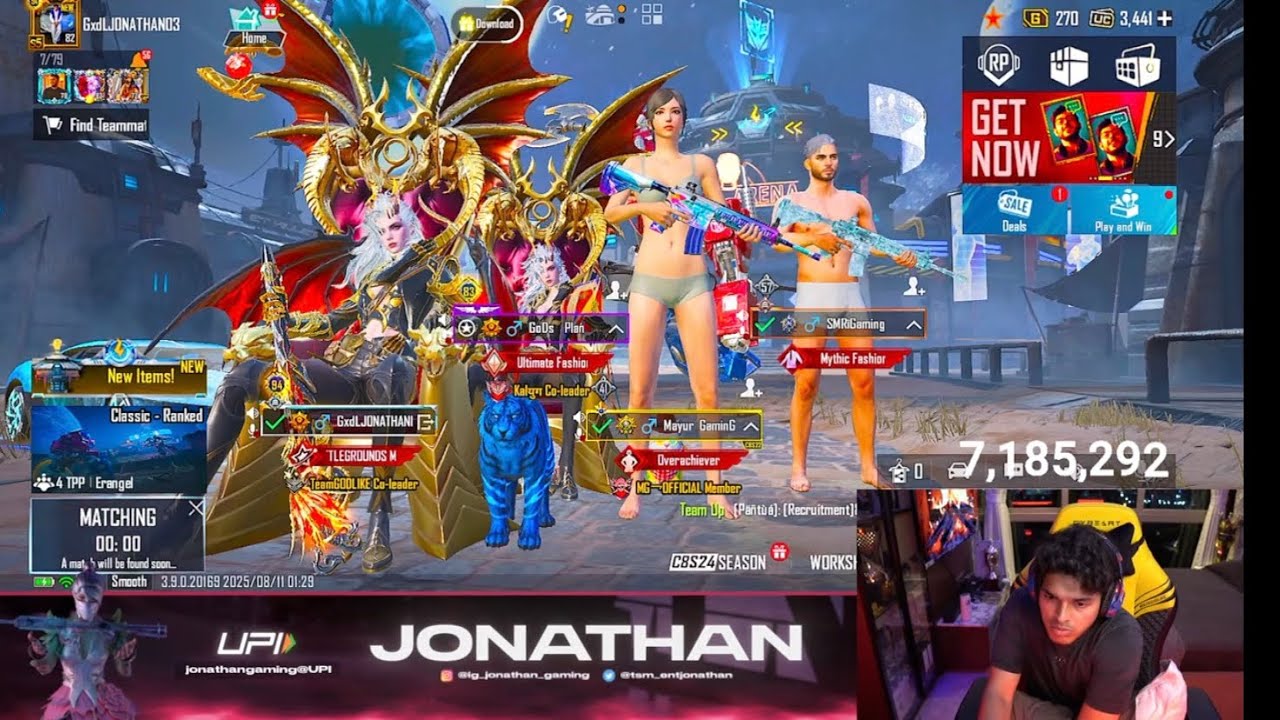 STRUGGLING 50 KILLS | JONATHAN GAMING | 🥵| @BUNNYGAMING10s 
