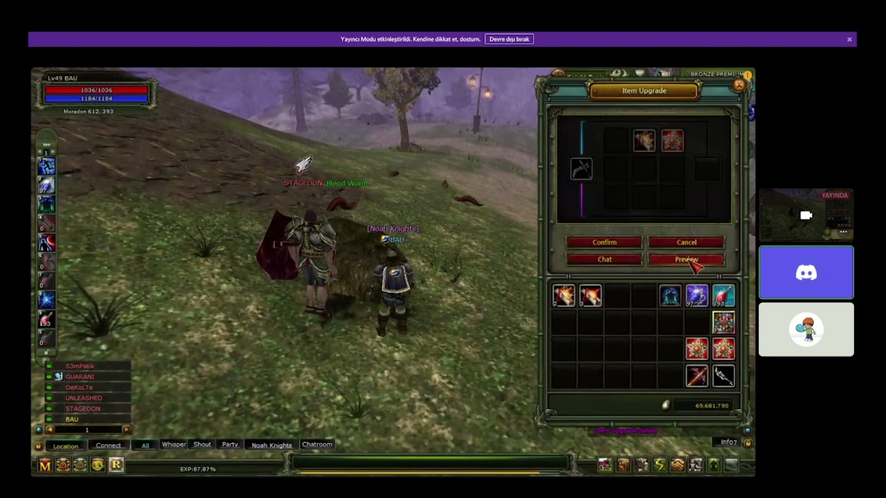 Knight Online ALTAR  +10 MD UPGRADE
