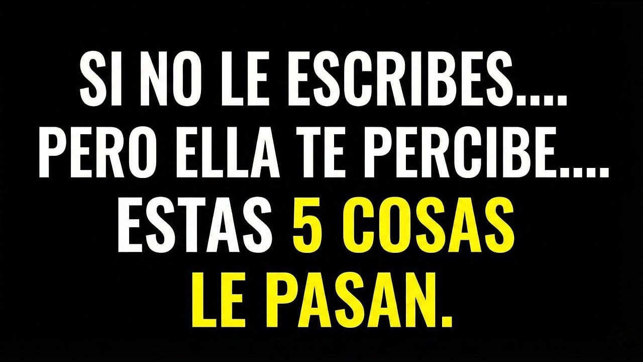 Si guardas silencio y aún te siente, esto le pasa a ella (Psicología Femenina)