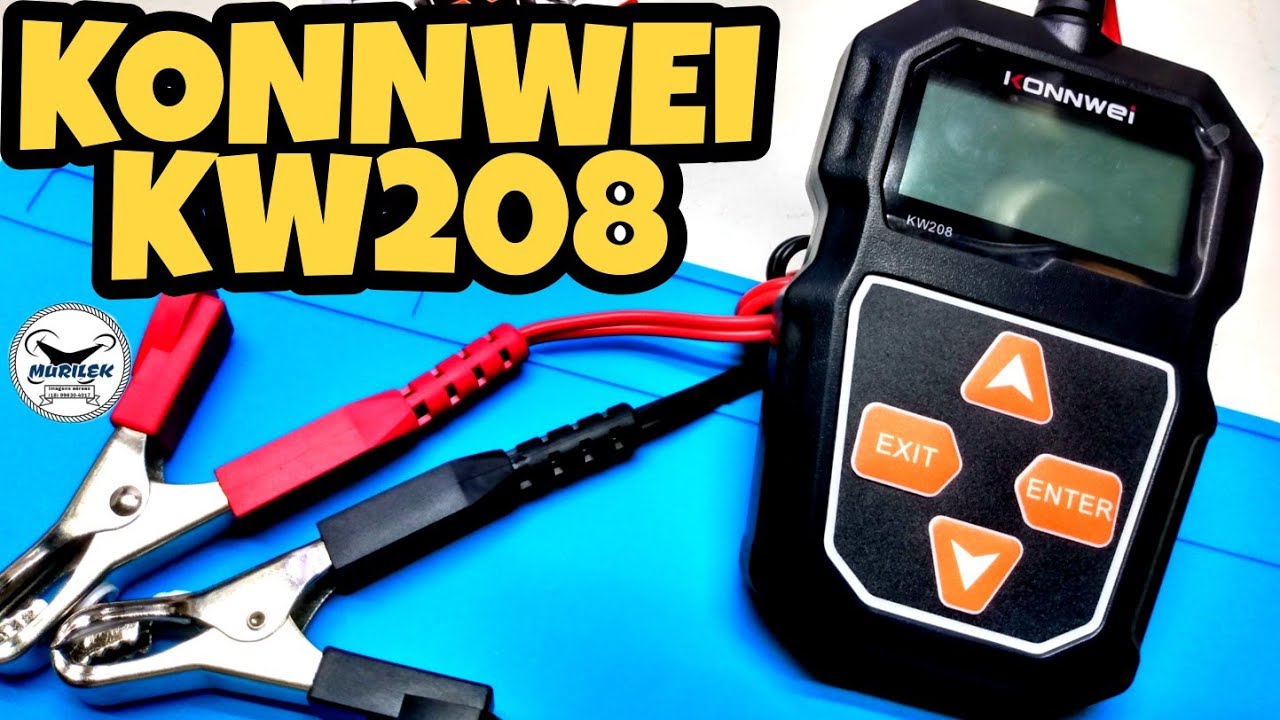 REVIEW E TESTE - TESTADOR DE BATERIA 12V KONNWEI KW208
