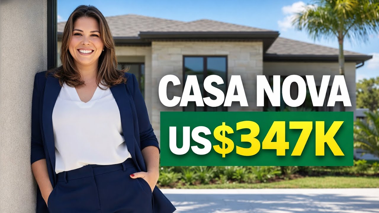US$347 mil por uma casa nova de 4 quartos na Flórida? Veja essa em Davenport, FL