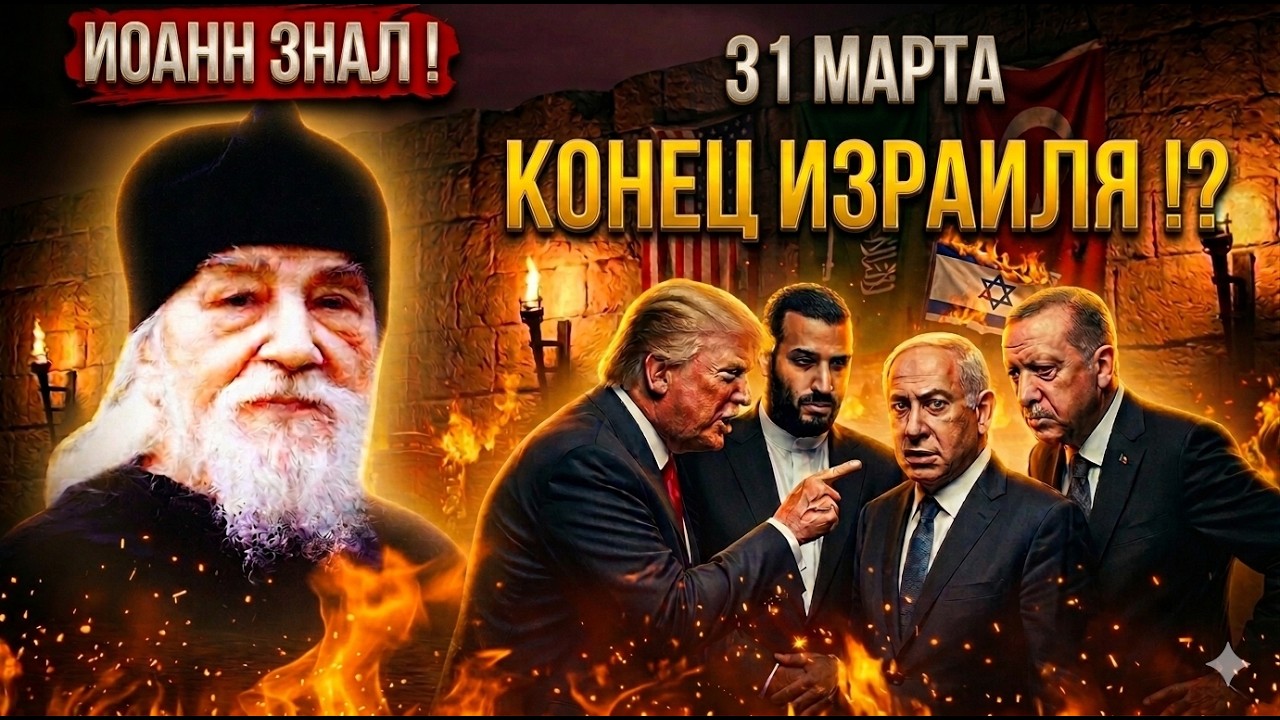 31 МАРТА &mdash; КОНЕЦ ИЗРАИЛЯ? Иоанн предсказал трёх предателей &mdash; Он знал что будет после..
