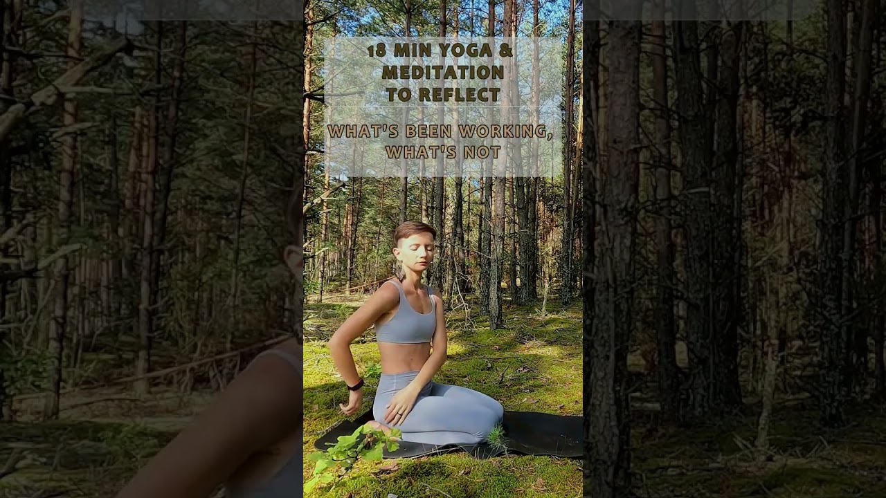 Yoga and meditation to reflect #shorts