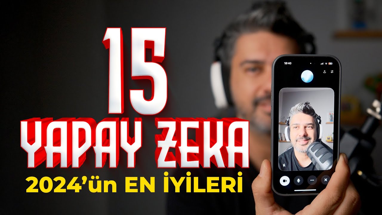 2024'ÜN EN DİKKAT ÇEKİCİ 15 YAPAY ZEKA ARACI! (Öneri Listesi)
