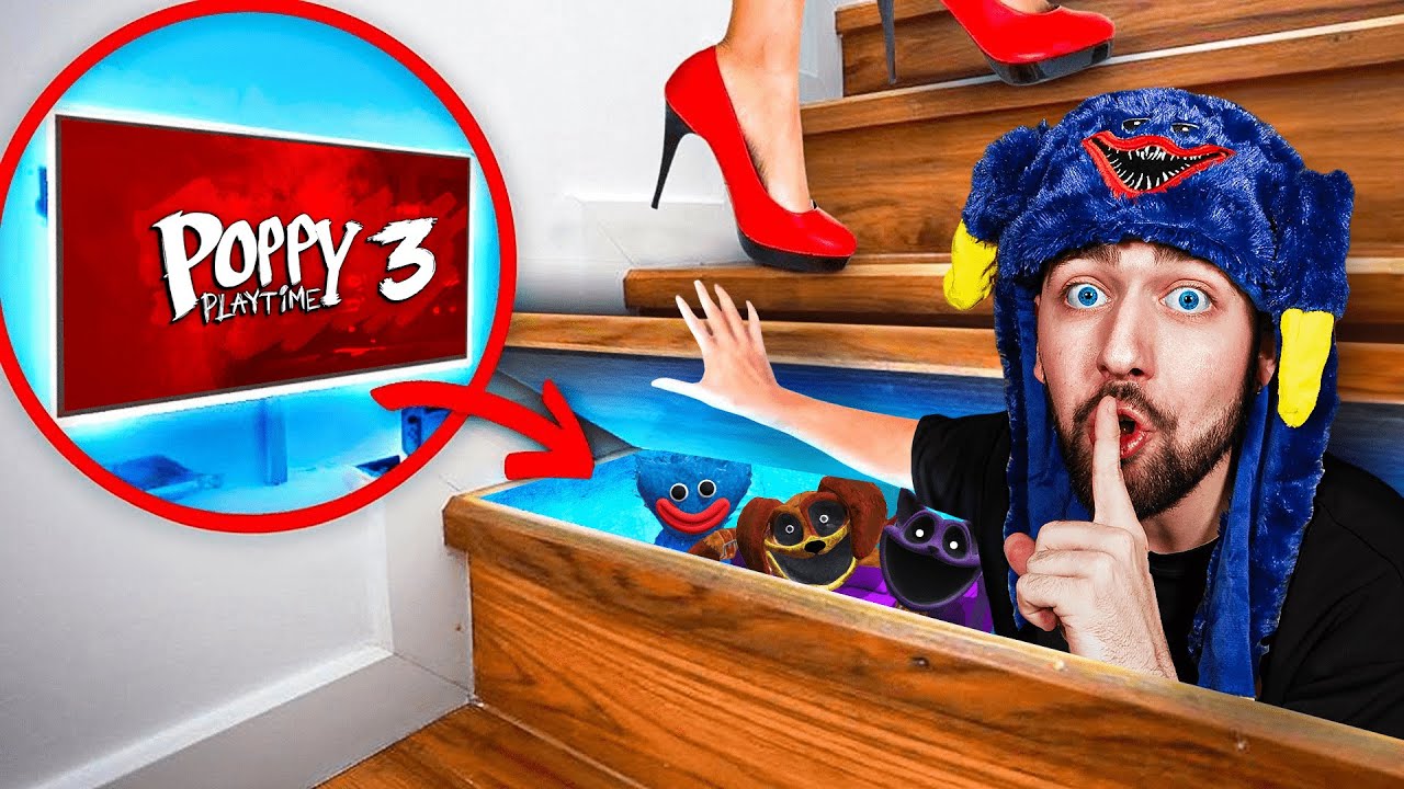 J'ai CONSTRUIT Une PI&Egrave;CE SECR&Egrave;TE SP&Eacute;CIALE POPPY PLAYTIME CHAPITRE 3 Dans LA MAISON de TWINNER !