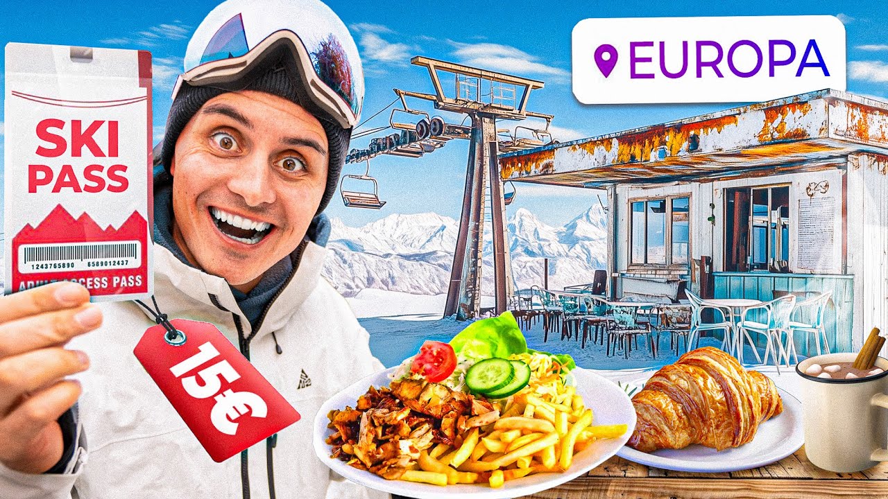 1 Tag ALLES im G&Uuml;NSTIGSTEN Skigebiet EUROPAS essen!