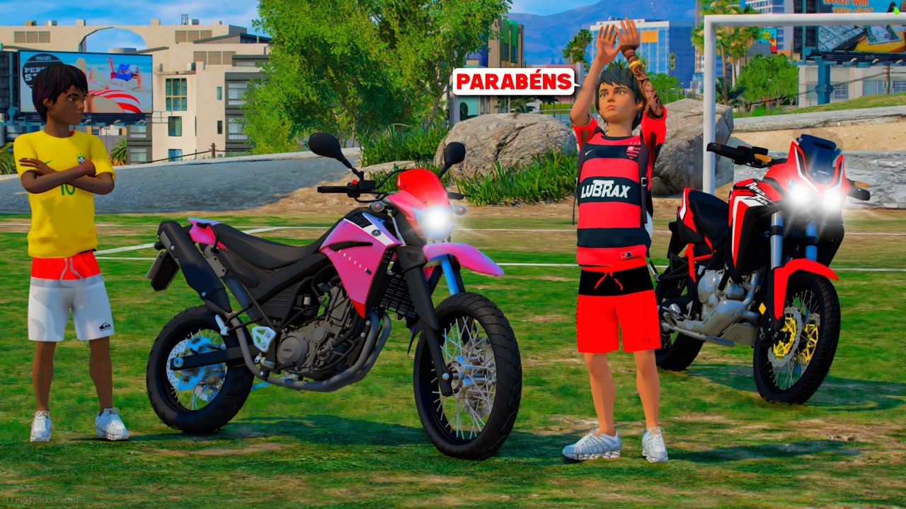 GTA V: VIDA REAL - ESSA FOI A REAÇÃO DO MEU AMIGO AO VER MINHA MOTO NOVA