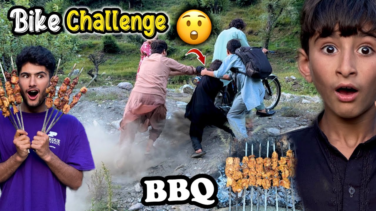 Epic BBQ Adventure in Neelum Valley 😲 || Off-Road Bike Vlog with Friends 😊