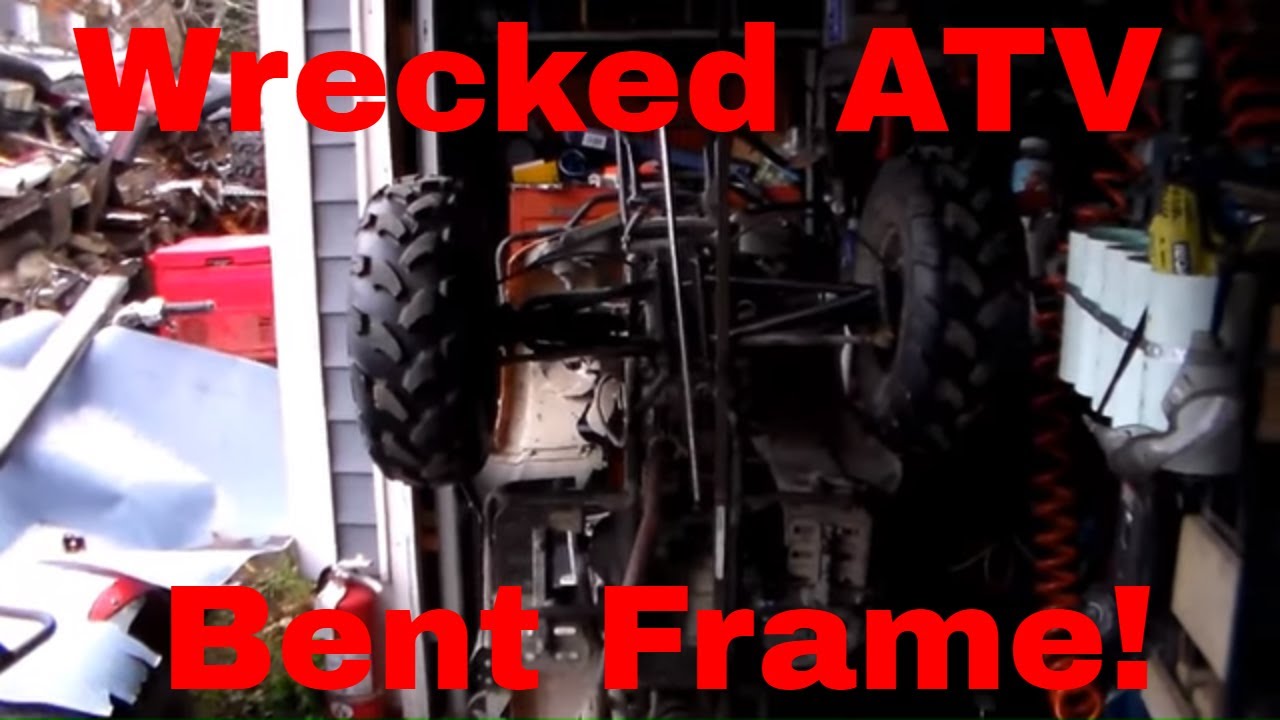Crashed, Junk Yard ATV, is the Frame Bent?