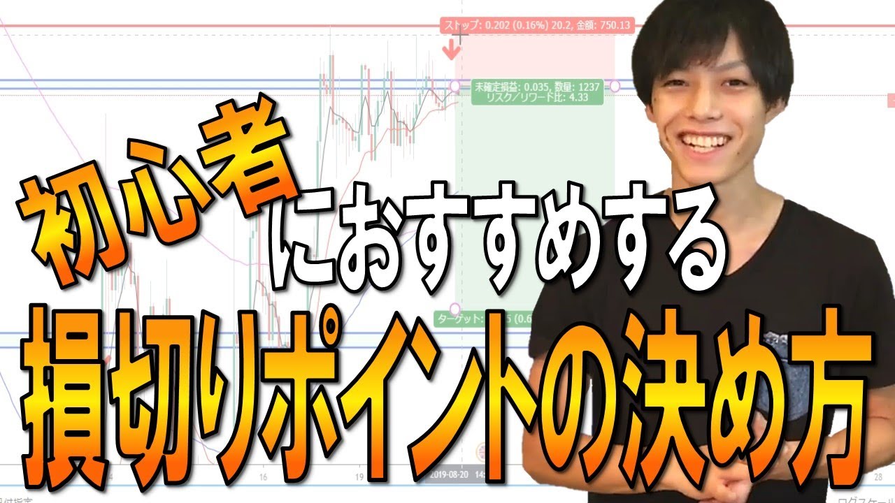 初心者におすすめの損切りポイント（ストップロス,SL）の決め方
