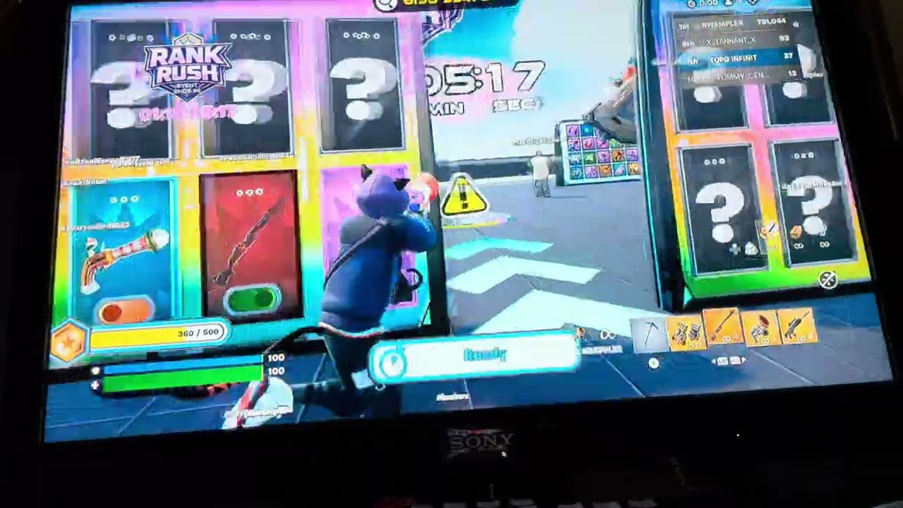 Playing Ali a new Fortnite map 