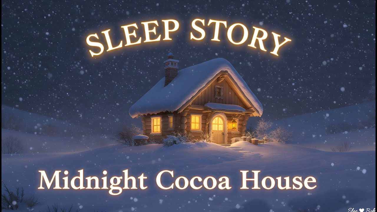 The Midnight Cocoa House in the Silent Blizzard | A Cozy Sleep Story